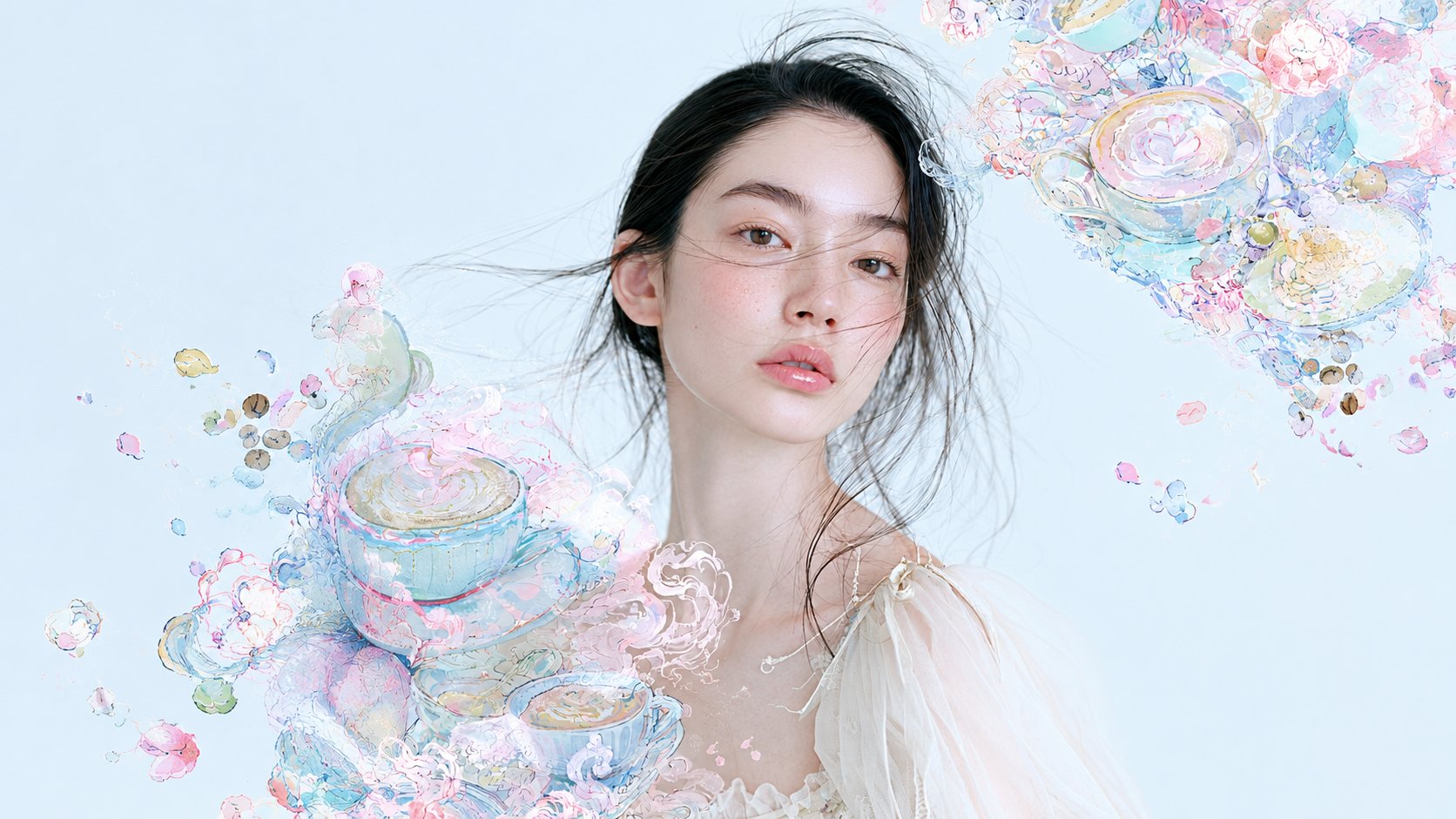 PETAL CAFE パステルのカップ